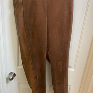 Brown Suede Pants Large by Andrew Marc